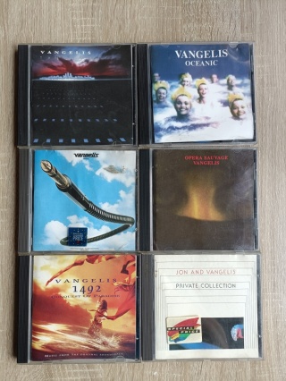 Płyty CD Vangelis 6 sztuk całość