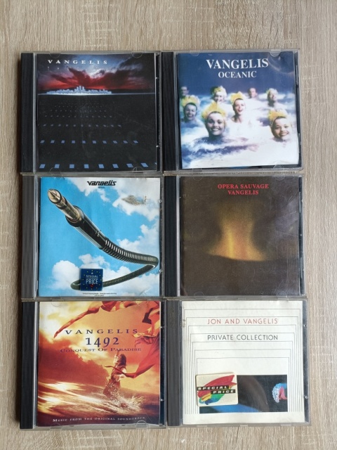 Płyty CD Vangelis 6 sztuk całość