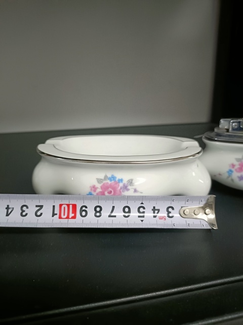 Porcelanowy zestaw palacza Karolina