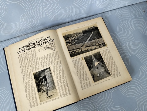 Stara książka Olympia 1936