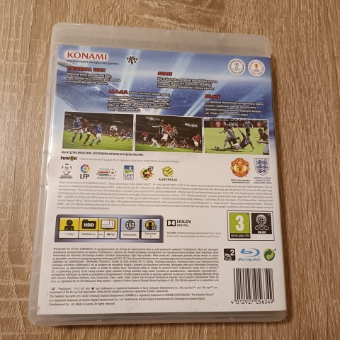 Gra na konsolę PS3 Pro Evolution Soccer
