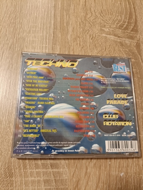 Płyta CD Club Rotation Techno Love Parade