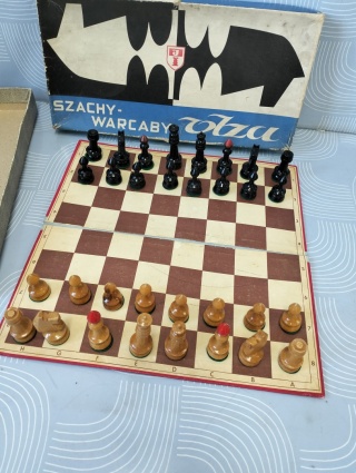 Szachy drewniane jedność
