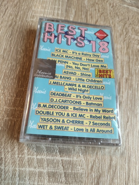Kaseta magnetofonowa Best hits 18 nowa w folii
