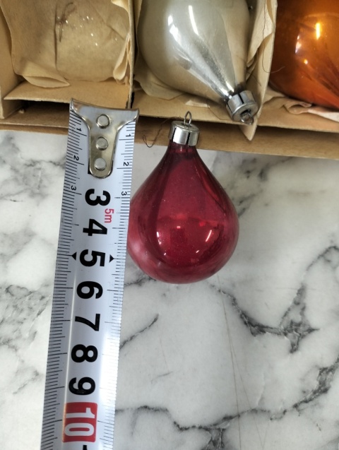 Bombki choinkowe vintage PRL zestaw 157