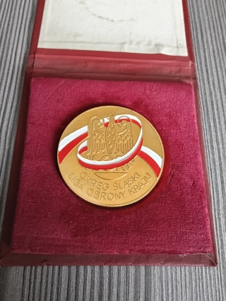 Okręg Śląski Liga Obrony Kraju złoty medal.