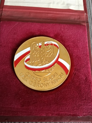 Okręg Śląski Liga Obrony Kraju złoty medal.