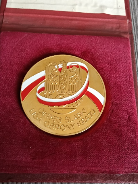 Okręg Śląski Liga Obrony Kraju złoty medal.