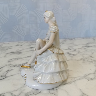 Piękna porcelanowa figurka Baletnica Wallendorf