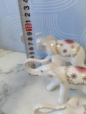 Figurki porcelanowe Słonie Jezela