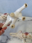 Figurki porcelanowe Słonie Jezela