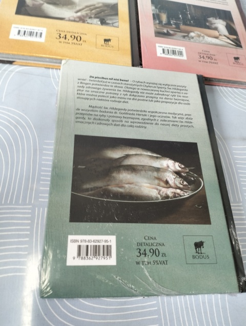 Klasztorna kuchnia świętej Hildegardy trzy książki nowe