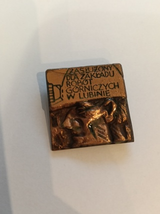 Odznaka zasłużony dla zakładu robót górniczych w Lubinie p9