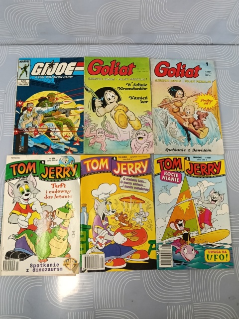 Komiksy vintage mix 6 sztuk