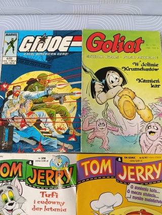 Komiksy vintage mix 6 sztuk