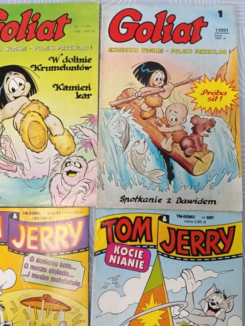 Komiksy vintage mix 6 sztuk