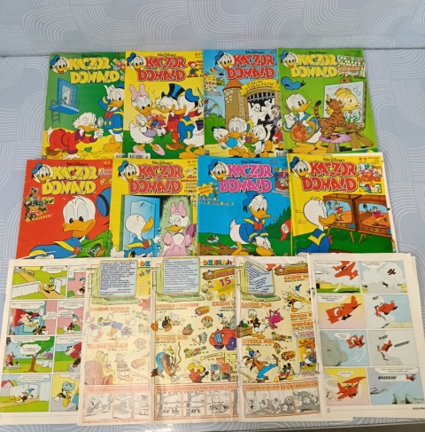 Kultowe komiksy Kaczor Donald 1996 rok 13 szt