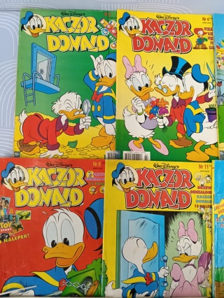 Kultowe komiksy Kaczor Donald 1996 rok 13 szt