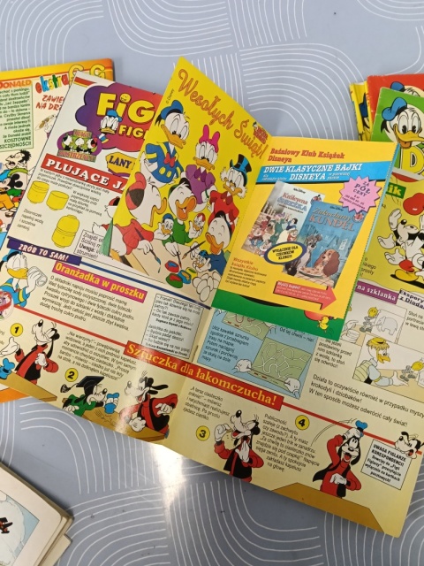 Kultowe komiksy Kaczor Donald 1996 rok 13 szt