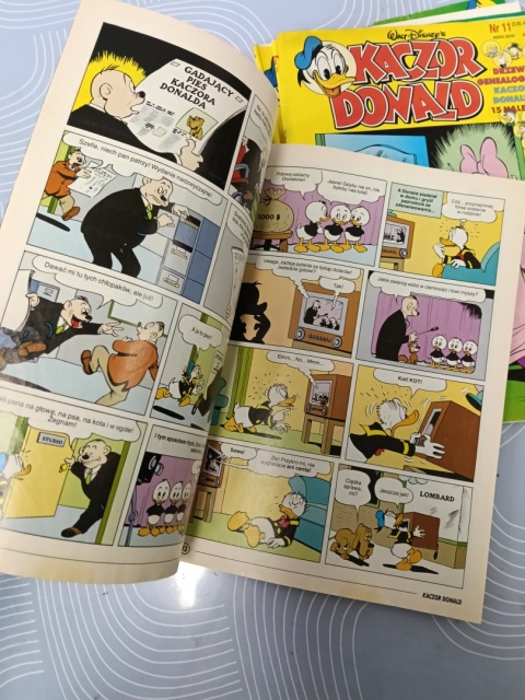 Kultowe komiksy Kaczor Donald 1996 rok 13 szt