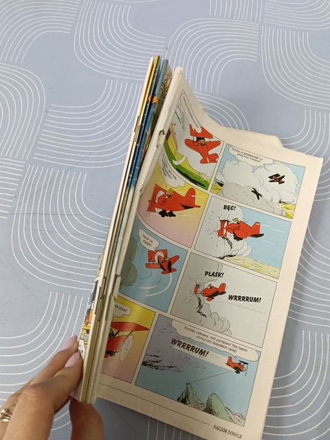 Kultowe komiksy Kaczor Donald 1996 rok 13 szt