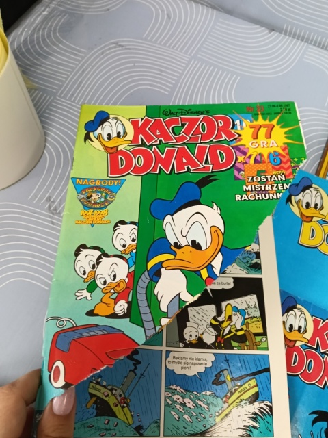 Kultowe komiksy Kaczor Donald 1997 rok 21 szt