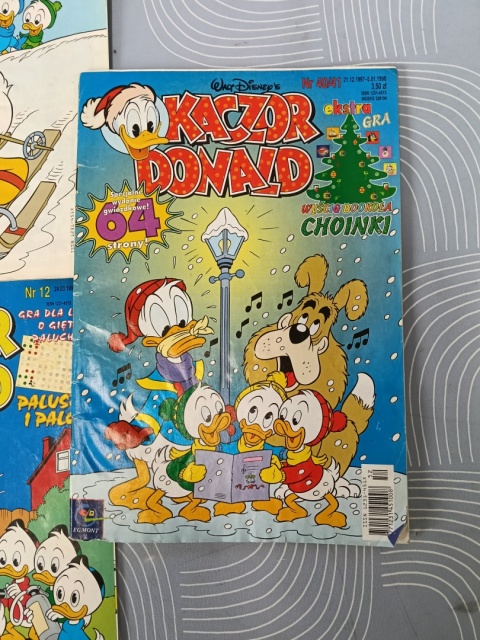 Kultowe komiksy Kaczor Donald 1998 rok 5 sztuk