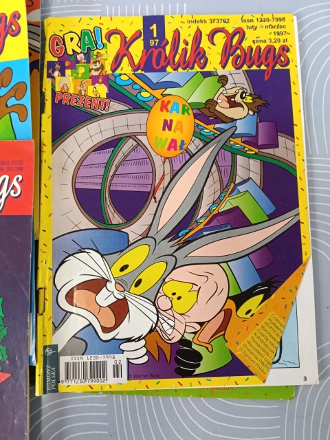 Kultowe komiksy Królik Bugs 14 sztuk