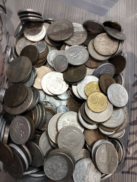 Monety 2 kg głównie prl