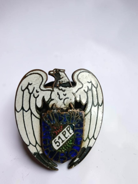 Odznaka oficerska 51 pułku Piechoty