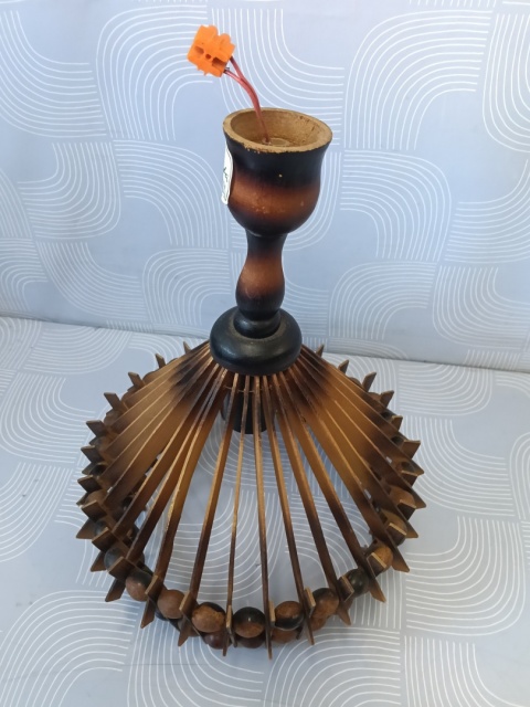 Stylowa lampa PRL cepelia