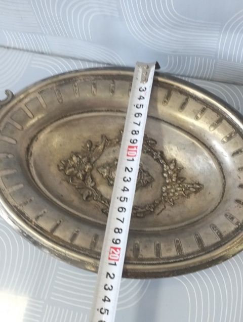 Piękna patera platerowana