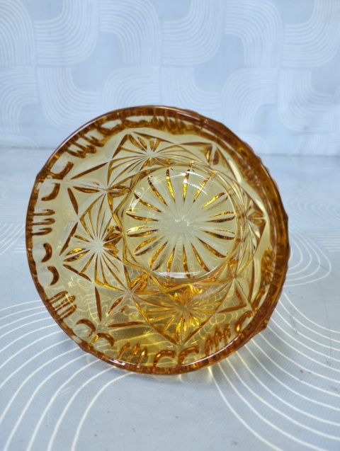 Wazonik tealight szkło vintage